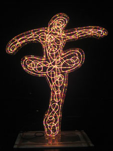 Costellazione, Perspex + neon, 250 x 200 x 30 cm, 2007