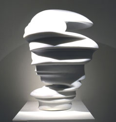 In Memory of a Second 2002 Stone (white) 75×60x50 Sala del Collezionista
