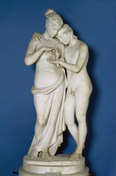 Canova, Amore e Psiche stanti, Marmo,Parigi, Louvre