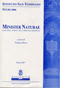 Copertina del libro Minister Naturae. Cura dell’anima e del corpo nel Medioevo, a cura di Teodora Rossi