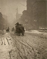 Stieglitz - Winter on the Fifth Avenue