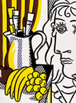 Roy Lichtenstein – Sill life with Picasso, serigrafia a colori, 61x51