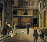 Passage du Commerce-Saint-André, 1952-1954, Olio su tela,  cm  294 x 330, Collezione privata