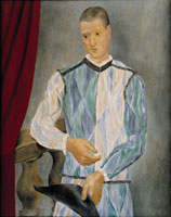 Arlecchino, 1917, Olio su tela, 116 x 90 cm, Barcellona, Museu Picasso, © Succession Picasso 2008