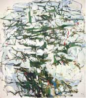 Joan Mitchell, Hemlock, 1956 Olio su tela, 231,1 x 203,2 cm New York, Whitney Museum of American Art