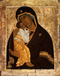 Madre di Dio di Jaroslavl', seconda meta' del XV (?) sec. tempera su tavola, 54x42 cm