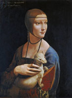 Leonardo da Vinci, La dama con l'ermellino, 1488-1490