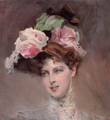 Giovanni Boldini: Beatrice Susanne Henriette van Bylandt, 1901 olio su tela, cm 52,5x55,5 Genova, Raccola Frugone