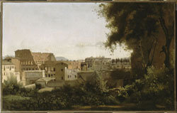 Camille Corot, Le Colisée vu des jardins Farnèse, Paris, Musée du Louvre