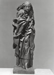 Francesco Messina, Santa Caterina da Siena, 1961 bronzo dorato cm 61x18x24 (bozzetto per il monumento a santa Caterina da Siena)