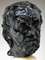 Auguste Rodin, L'uomo dal naso rotto, 1864, bronzo, 31,5 x 15 x 17 cm