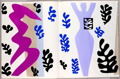 Henri Matisse, Il lanciatore di coltelli, tav. 15, Jazz, Paris, Tériade, 1947, tavola a pochoir realizzata con gouache di Linel, 42 x 65 cm, Le Cateau-Cambrésis, Musée départemental Matisse, © Succession H. Matisse by SIAE 2010,Photo Philip Bernard 