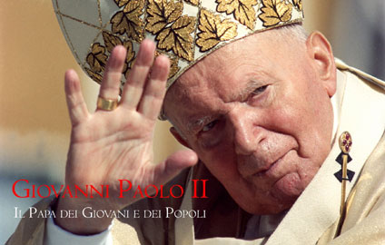 Logo mostra Giovanni Paolo II, il papa dei giovani e dei popoli