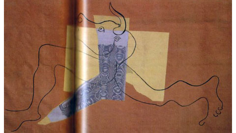 Pablo Picasso, Minotaure, 1935, Wool and silk tapestry (Gobelin workshop), 142 x 237 cm Antibes, Musée Picasso © Archives du musée Picasso, Antibes ©Succession Picasso, by SIAE 2011