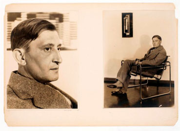 Photocollage di Josef Albers composto da due ritratti eseguiti da Otto Umbehr (Umbo), 1928, 29,5 x 41,8 cm, Josef & Anni Albers Foundation, Bethany (CT)