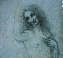 Leonardo Da Vinci, L'Angelo Incarnato - recto