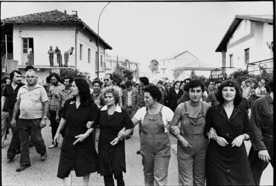 Torino, 1980. Corteo ai Tetti Francesi