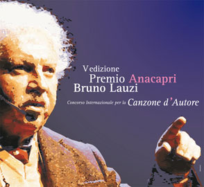 Locandina del Premio Anacapri Bruno Lauzi – Canzone d’Autore 2012