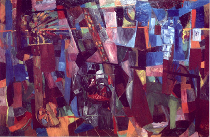Bruno Cassinari: Apres midi a l'atelier, olio su tela, 1958