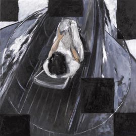Roberto Mangú, Mar Adentro – étude, 2011, olio su tela, 150 x 150 cm