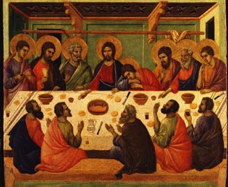 Duccio di Buoninsegna,Ultima Cena, Siena, Museo dell’Opera 