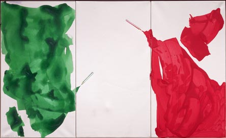 Giuliano Della Casa, Senza titolo, 2013, tecnica mista su carta, cm 66 x 110 © Photo Carlo Vannini