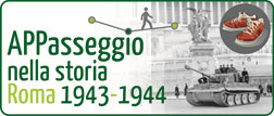 Logo dell'iniziativa "Appasseggio nella storia: Roma 1943-1944"