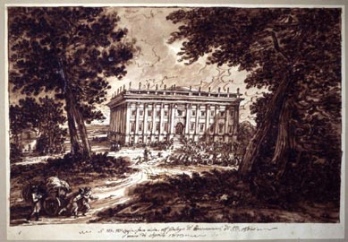 S.M.M Luigia fece visita al palazzo di Montmoranci
