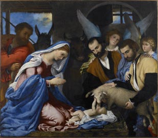 Lorenzo Lotto, Adorazione dei pastori
