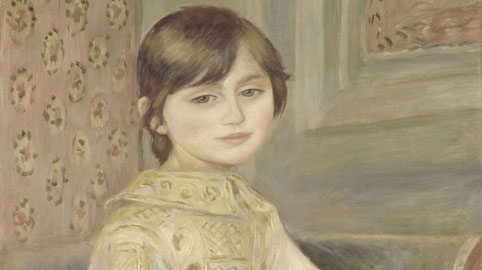 Pierre-Auguste Renoir, Julie Manet (anche detto Bambina con gatto), 1887, Olio su tela; 65,5 x 53,5 cm, Paris, MusÈe d’Orsay (RF 1999 13), © HervÈ Lewandowski RMN-RÈunion des MusÈes Nationaux/ Distr. Alinari