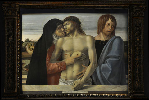 Giovanni Bellini, Pietà, Pinacoteca di Brera. Foto di Giacomo Gatti