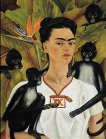 Frida Kahlo, Autoritratto con scimmie, 1943
