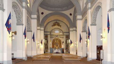Siena, Chiesa Santo Spirito, interno