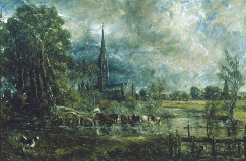 John Constable, La cattedrale di Salisbury, 1829-1831