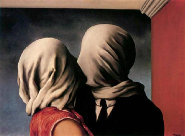 Gli amanti, dipinto di René Magritte