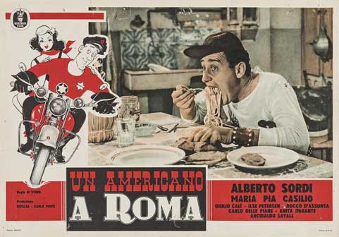 Locandina del film "Un americano a Roma"