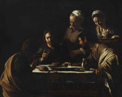 Cena in Emmaus di Caravaggio