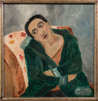 Natalia Sergeevna Goncharova "Donna sulla poltrona", 1904, Chiale Fine Art