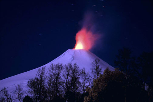 Vulcani - Cile, Vulcano Villarica. Foto di Marco Stoppato