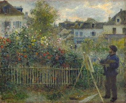 Pierre Auguste Renoir, Claude Monet Painting in His Garden at Argenteuil, 1873 - Film Da Monet a Matisse