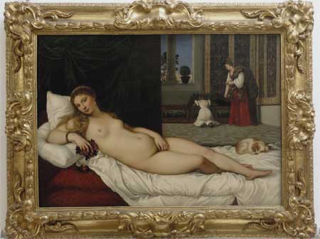La Venere di Urbino di Tiziano 