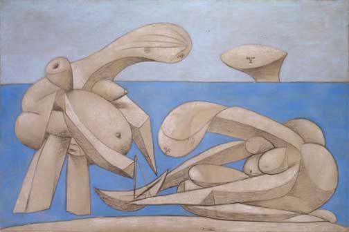 Pablo Picasso Sulla spiaggia, 1937. Collezione Peggy Guggenheim © Succession Picasso, by SIAE 2016