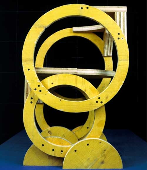 Cesare Leonardi P14, serie Solidi, 1998–1999. Pannello di abete a tre strati 