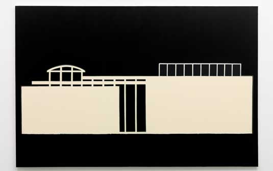 Marco Neri HSZ, 2011. Acrilico su iuta, 160 x 240 cm - Mostra a Spoleto
