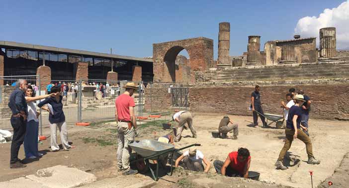 Pompei, nuovi scavi