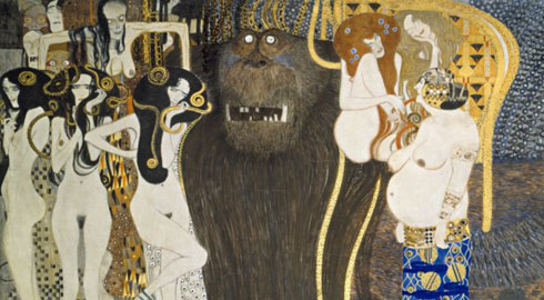 Gustav Klimt, Fregio di Beethoven, particolare