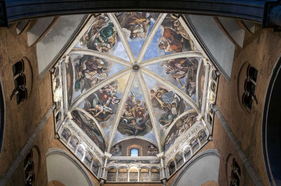 Giovanni Francesco Barbieri detto il Guercino, affreschi della cupola del Duomo di Piacenza, 1626-1627
