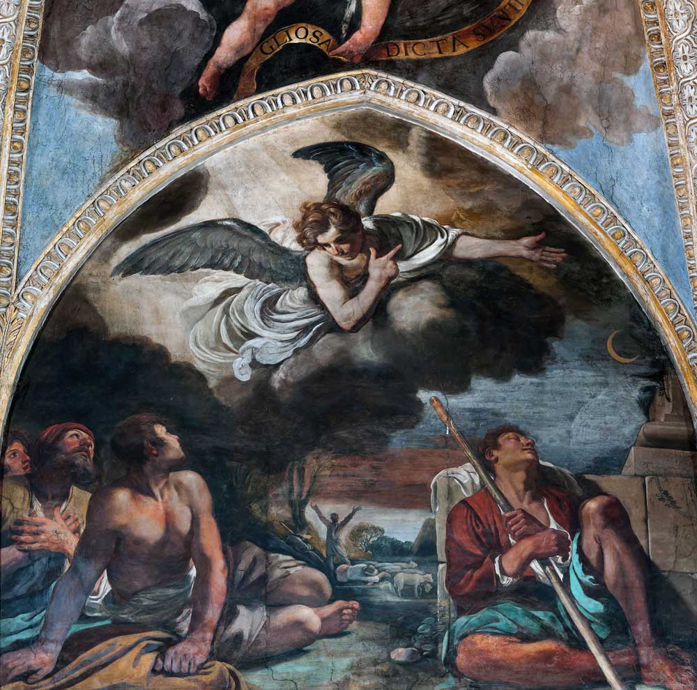 Giovanni Francesco Barbieri detto il Guercino, affreschi della cupola del Duomo di Piacenza, 1626-1627