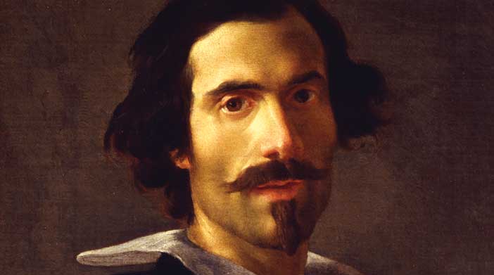 Gian Lorenzo Bernini, Autoritratto (particolare), Firenze, Galleria degli Uffizi, Corridoio Vasariano