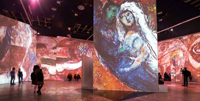 Chagall - Allestimento mostra
